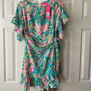 Lilly Pulitzer SS Darlah Stretch Wrap Dress NWT